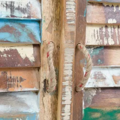 Made in Meubles Armoire<Armoire à lattes en bois coloré Ethnik