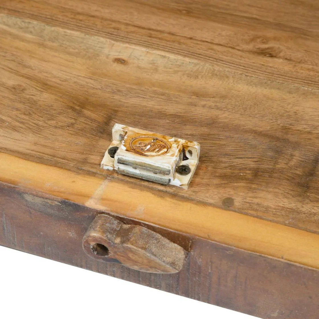 Made in Meubles Armoire<Armoire à lattes en bois coloré Ethnik