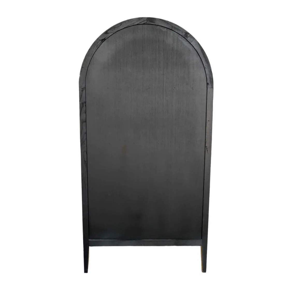 Made in Meubles Armoire<Armoire arrondie en bois d'orme Alicia