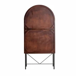 Made in Meubles Armoire<Armoire arrondie en bois de manguier Julio