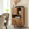 Made in Meubles Armoire<Armoire en bois d'acacia Tilio