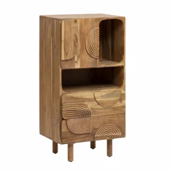 Made in Meubles Armoire<Armoire en bois d'acacia Tilio