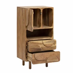 Made in Meubles Armoire<Armoire en bois d'acacia Tilio