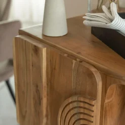 Made in Meubles Armoire<Armoire en bois d'acacia Tilio