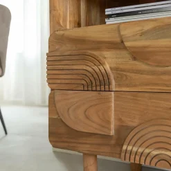 Made in Meubles Armoire<Armoire en bois d'acacia Tilio