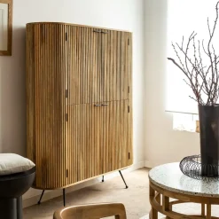 Made in Meubles Armoire<Armoire en bois de manguier Ambrine