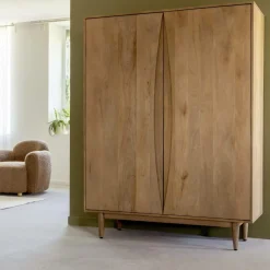 Made in Meubles Armoire<Armoire en bois de manguier Folia