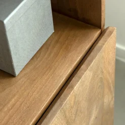 Made in Meubles Armoire<Armoire en bois de manguier et métal Isil