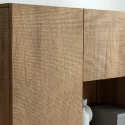 Made in Meubles Armoire<Armoire en bois de manguier et métal Isil