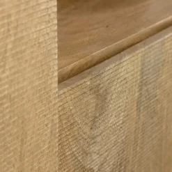 Made in Meubles Armoire<Armoire en bois de manguier et métal Isil