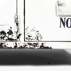 Made in Meubles Banc<Banc avec rangement en métal blanc Félicie