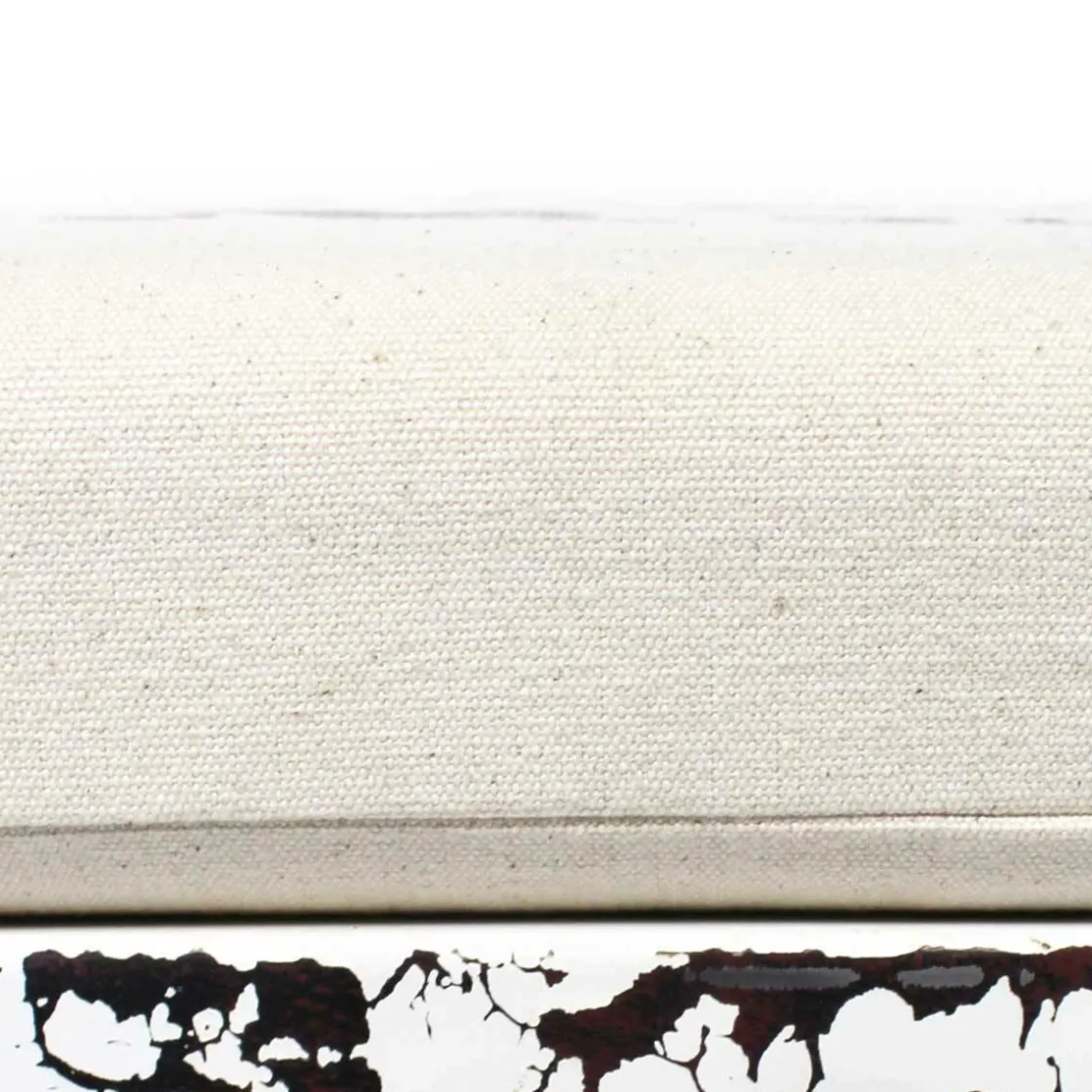 Made in Meubles Banc<Banc avec rangement en métal blanc Félicie