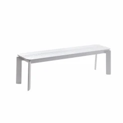 Made in Meubles Chaise De Jardin<Banc en aluminium blanc Apollon