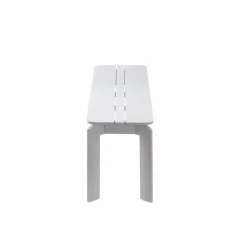 Made in Meubles Chaise De Jardin<Banc en aluminium blanc Apollon
