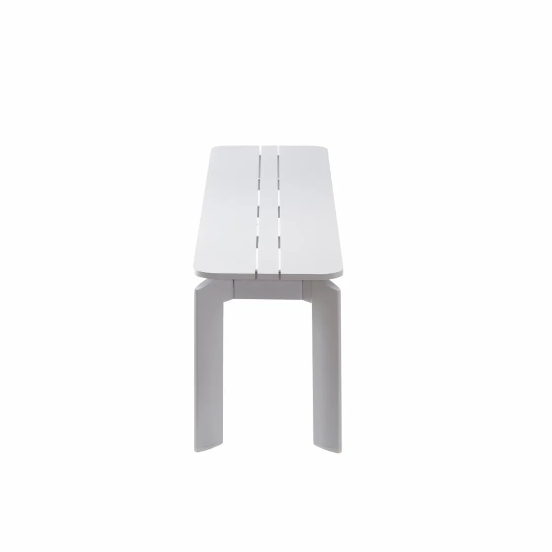 Made in Meubles Chaise De Jardin<Banc en aluminium blanc Apollon