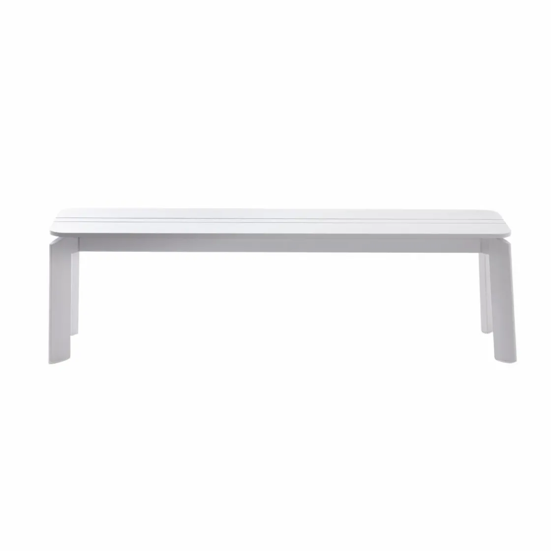 Made in Meubles Chaise De Jardin<Banc en aluminium blanc Apollon