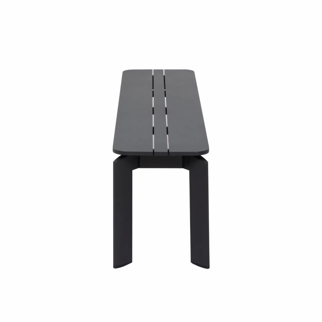 Made in Meubles Chaise De Jardin<Banc en aluminium gris Apollon