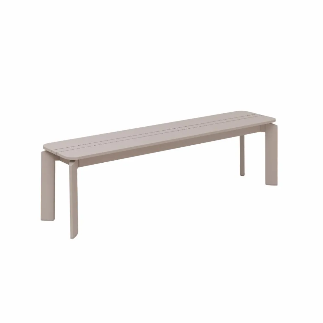 Made in Meubles Chaise De Jardin<Banc en aluminium taupe Apollon