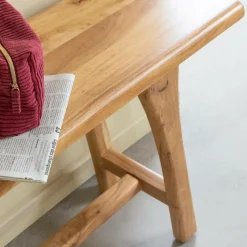 Made in Meubles Banc<Banc en bois d'acacia massif Orane