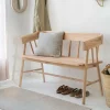 Made in Meubles Banc<Banc en bois de teck brut June