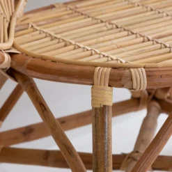 Made in Meubles Chaise De Jardin<Banquette fleur de jardin en rotin Rattan