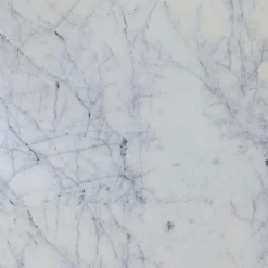 Made in Meubles Meuble Bar<Bar en bois de manguier et marbre blanc Sienne