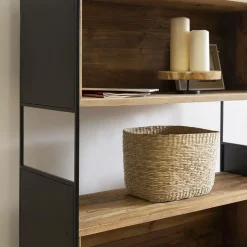 Made in Meubles Bibliothèque<Bibliothèque en bois recyclé 90 cm Blaise