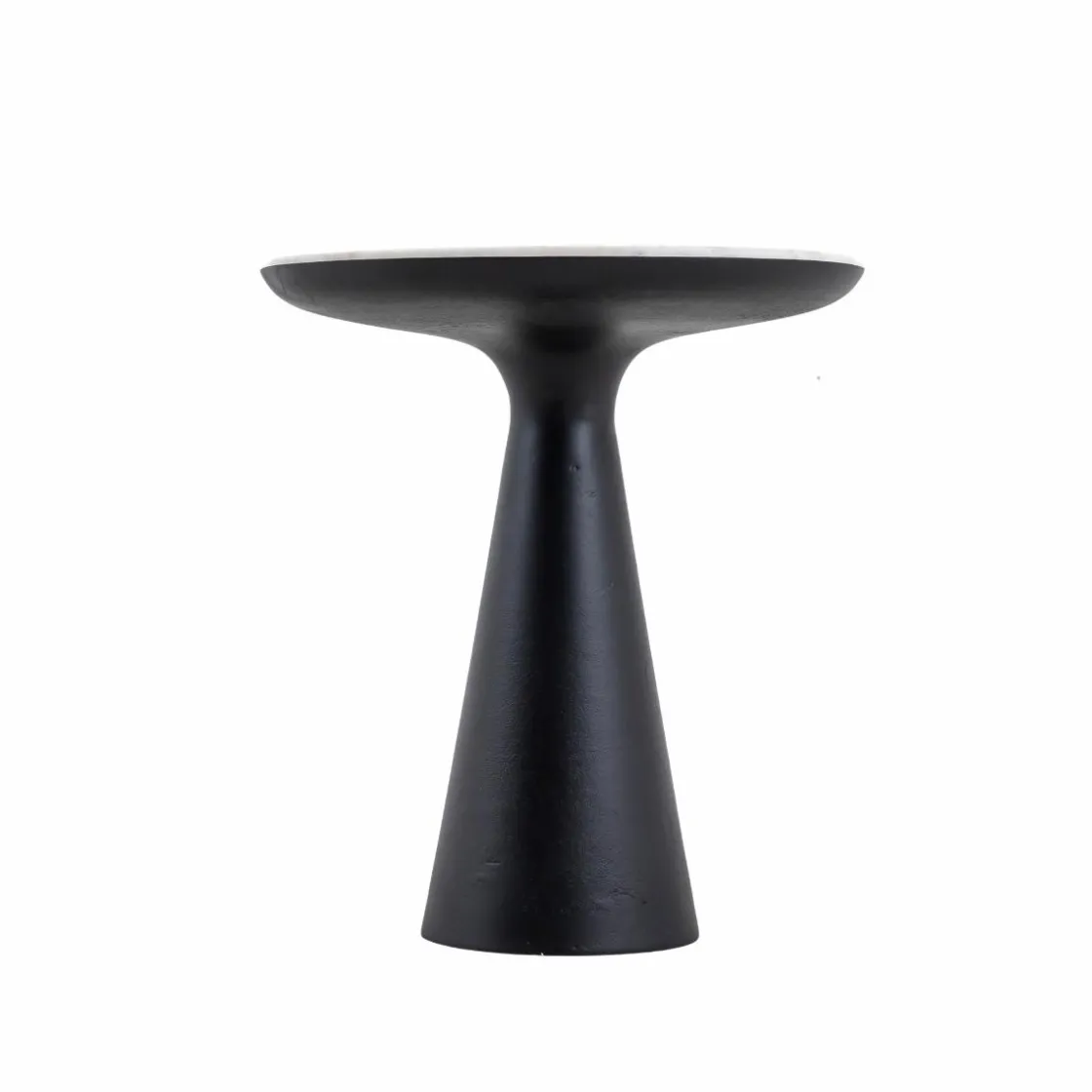 Made in Meubles Bout De Canapé & Sellette<Bout de canapé en aluminium et marbre Marceau