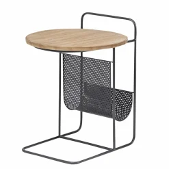 Made in Meubles Bout De Canapé & Sellette<Bout de canapé en bois de sapin et métal Denise