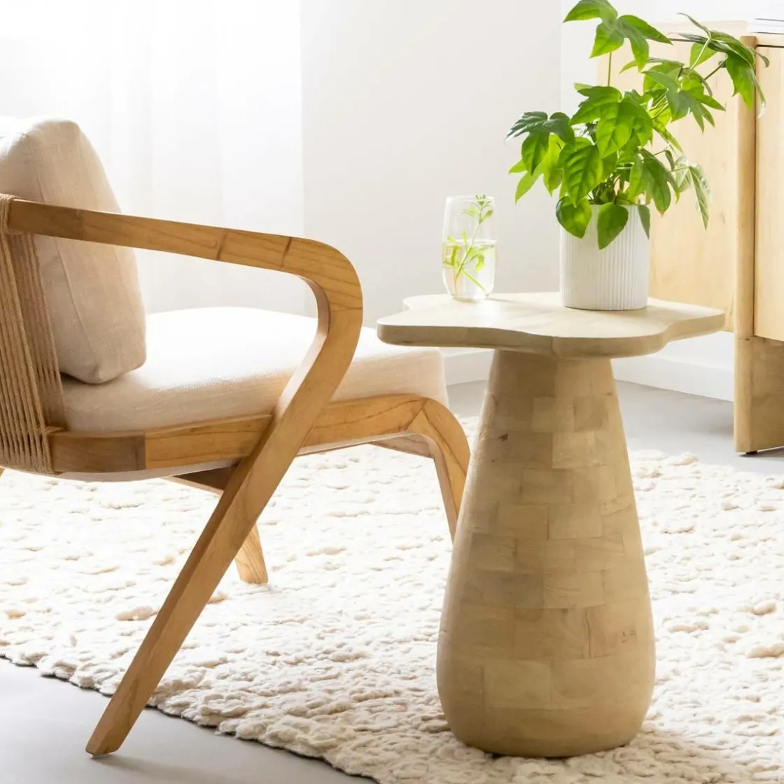 Made in Meubles Bout De Canapé & Sellette<Bout de canapé en bois de manguier Merlin