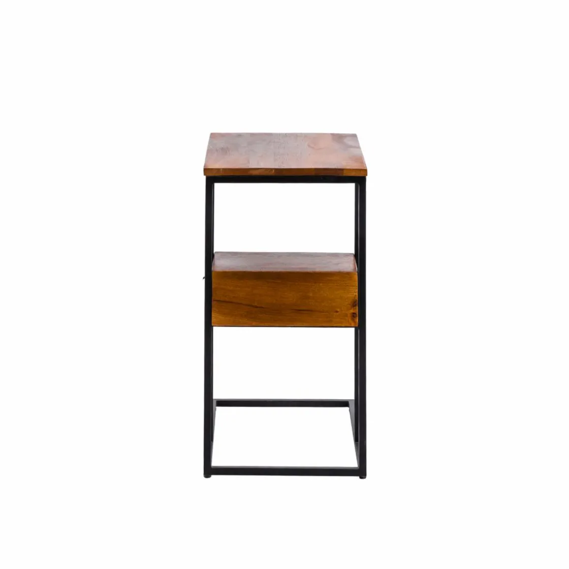 Made in Meubles Bout De Canapé & Sellette<Bout de canapé en bois de manguier et métal Harald