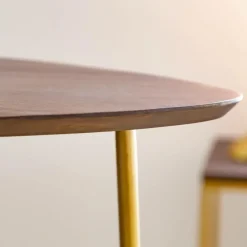 Made in Meubles Bout De Canapé & Sellette<Bout de canapé en bois de manguier et métal Léon