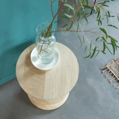 Made in Meubles Bout De Canapé & Sellette<Bout de canapé en bois de manguier Horace