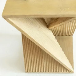 Made in Meubles Bout De Canapé & Sellette<Bout de canapé en bois de manguier Amara