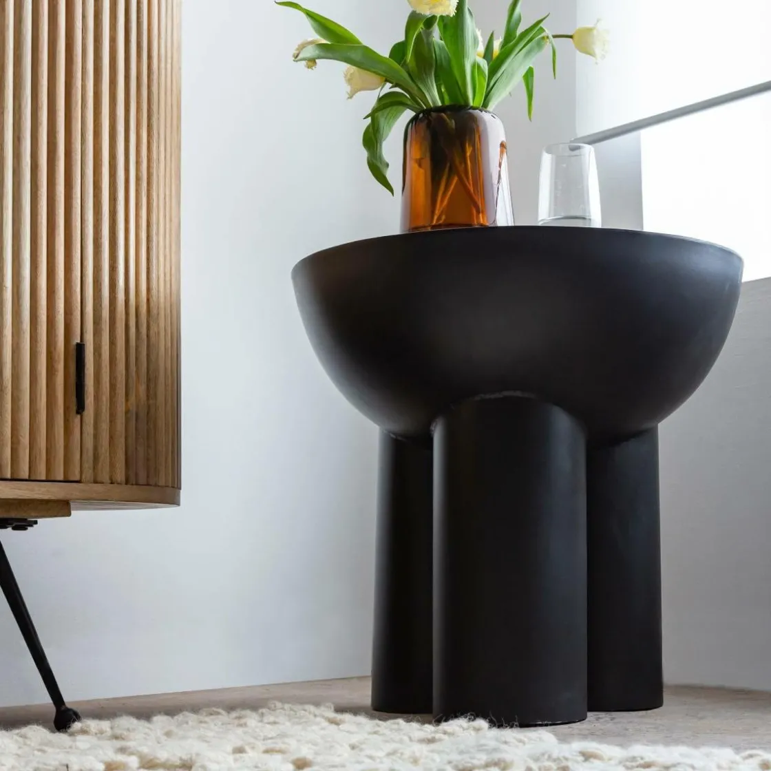 Made in Meubles Bout De Canapé & Sellette<Bout de canapé en métal Baptistin