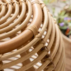 Made in Meubles Bout De Canapé & Sellette<Bout de canapé en rotin Rattan