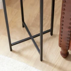 Made in Meubles Bout De Canapé & Sellette<Bout de canapé en terrazzo et métal Paulus