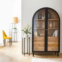 Made in Meubles Bout De Canapé & Sellette<Bout de canapé en terrazzo et métal Paulus