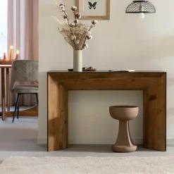 Made in Meubles Bout De Canapé & Sellette<Bout de canapé marron Marguerite