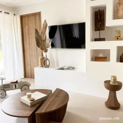 Made in Meubles Bout De Canapé & Sellette<Bout de canapé marron Marguerite