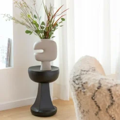 Made in Meubles Bout De Canapé & Sellette<Bout de canapé noir Marguerite