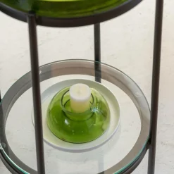 Made in Meubles Bout De Canapé & Sellette<Bout de canapé plateau en verre Lise