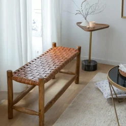 Made in Meubles Bout De Canapé & Sellette<Bout de canapé triangle en marbre Maxime