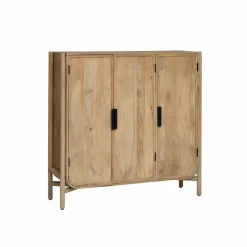 Made in Meubles Buffet<Buffet 3 portes en bois de manguier Nova