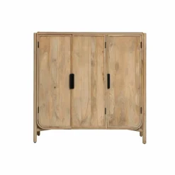 Made in Meubles Buffet<Buffet 3 portes en bois de manguier Nova