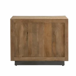 Made in Meubles Buffet<Buffet 2 portes en bois de manguier et métal Isil