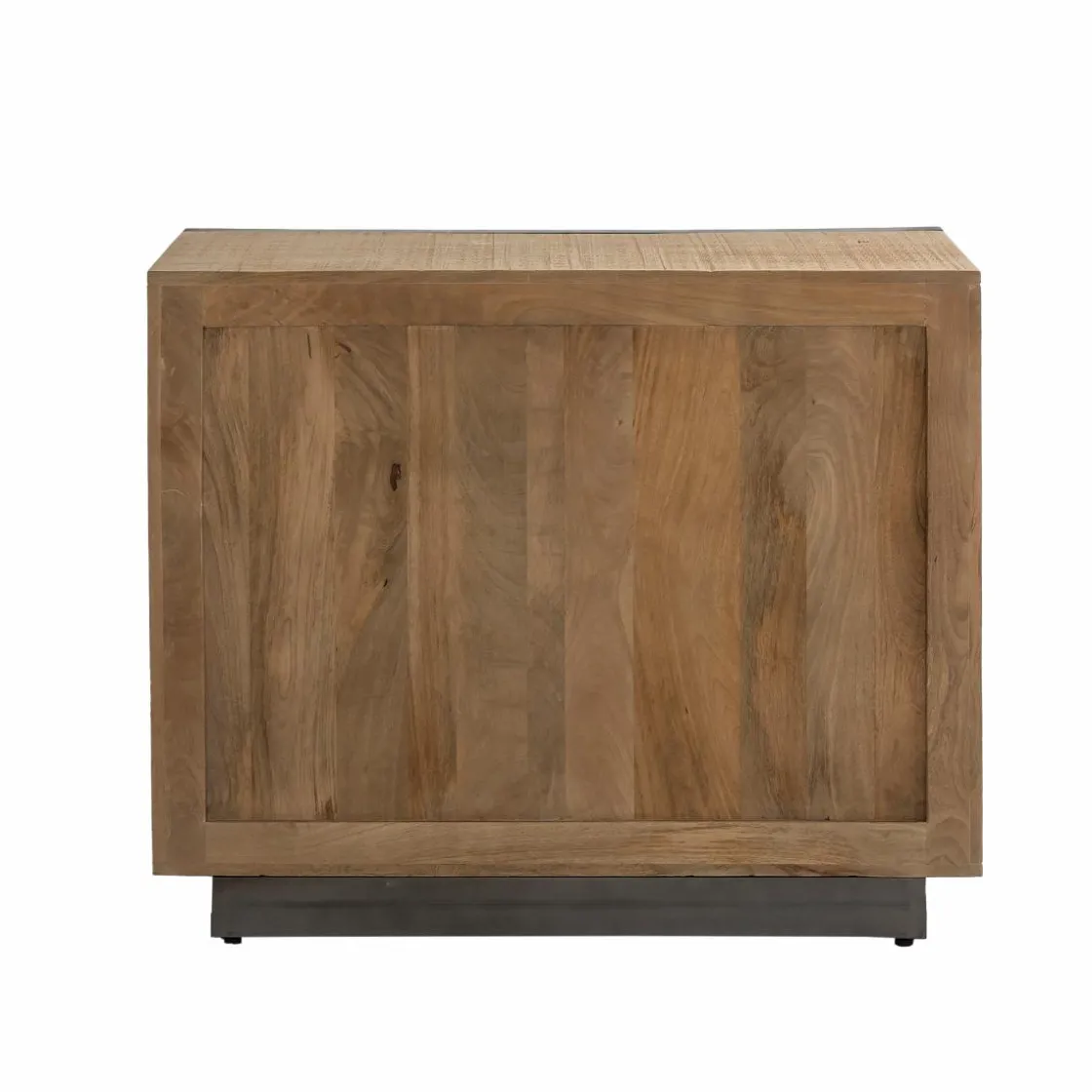 Made in Meubles Buffet<Buffet 2 portes en bois de manguier et métal Isil