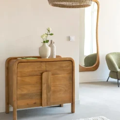 Made in Meubles Buffet<Buffet 2 portes en bois de manguier Féodor