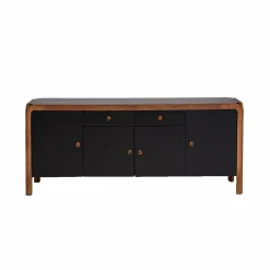 Made in Meubles Buffet<Buffet arrondi en bois de manguier Romy