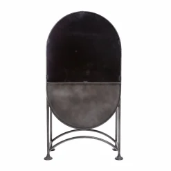 Made in Meubles Meuble Bar|Vitrine<Buffet bar en métal noir et doré Janelle